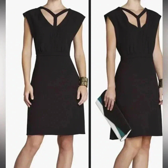 BCBG Max Azria Katryn Dress Black Size 0 - Picture 1 of 9